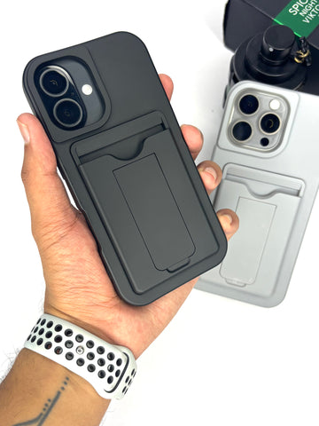 iPhone 3 in 1 Wallet and Stand Matte Finish Case (iPhone 13 Series)