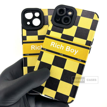 iPhone Textured Printed case - Rich Boy (iPhone 13 Series)