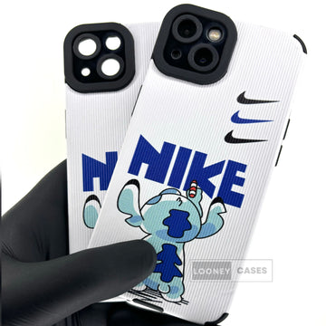 iPhone Textured Printed case - Blue NIKE (iPhone 12 Series)