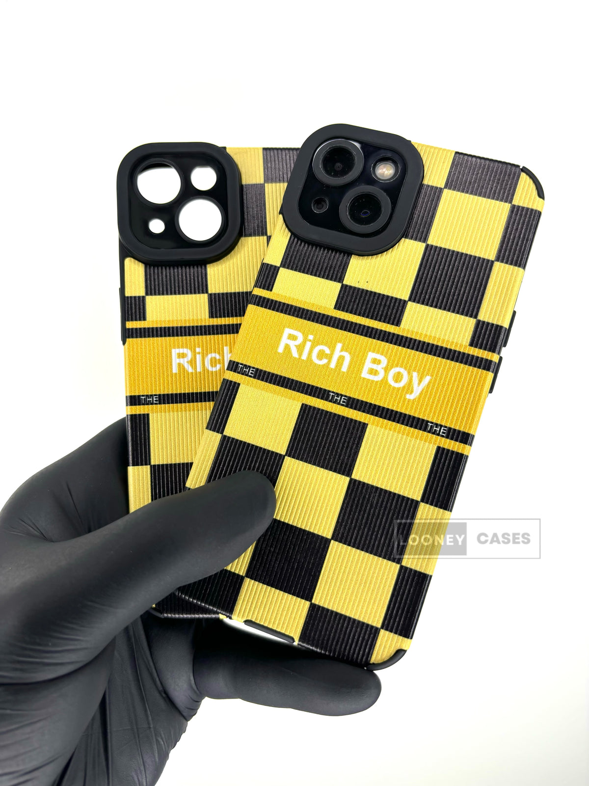 iPhone Textured Printed case - Rich Boy