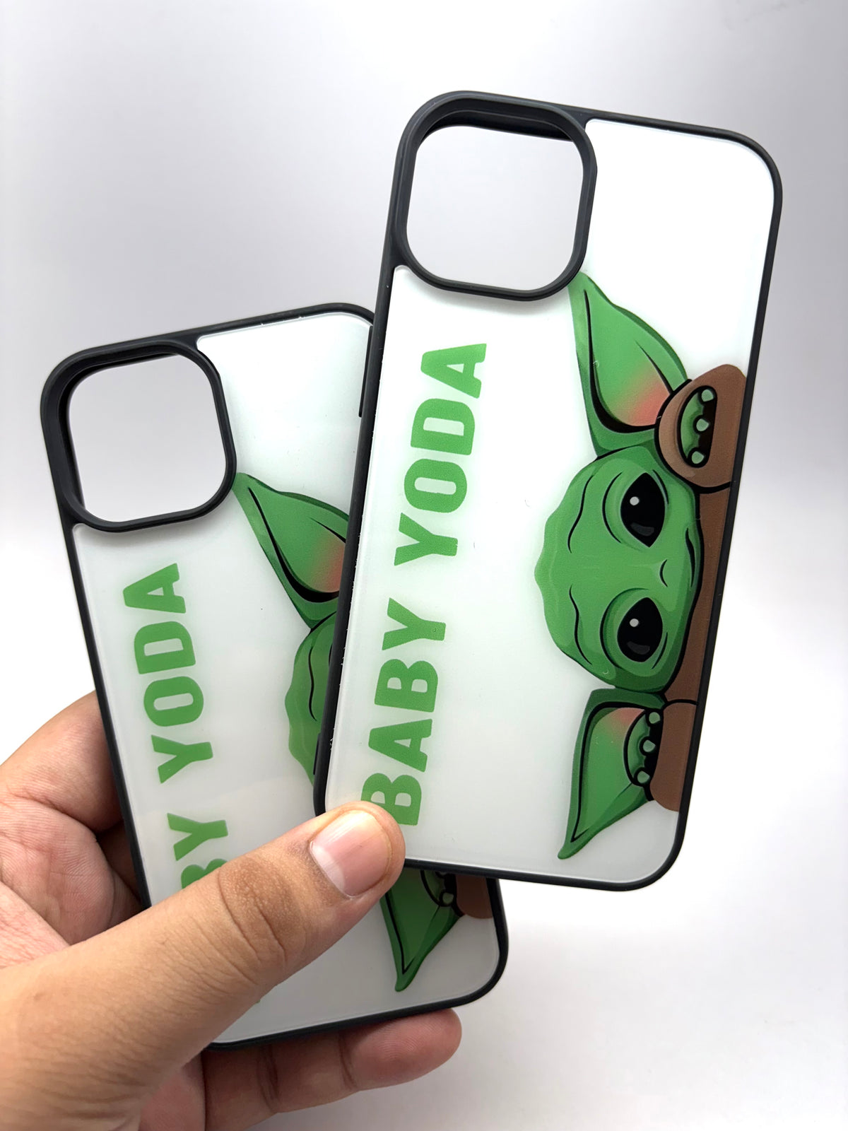 iPhone Glass Case - Baby Yoda