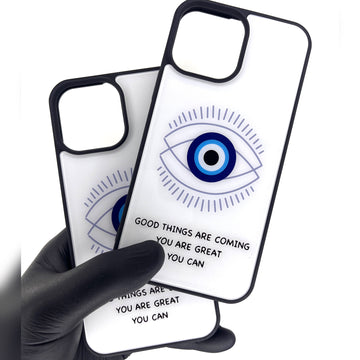 iPhone Glass Case - Evil Eye (Samsung S23/S24 Series)