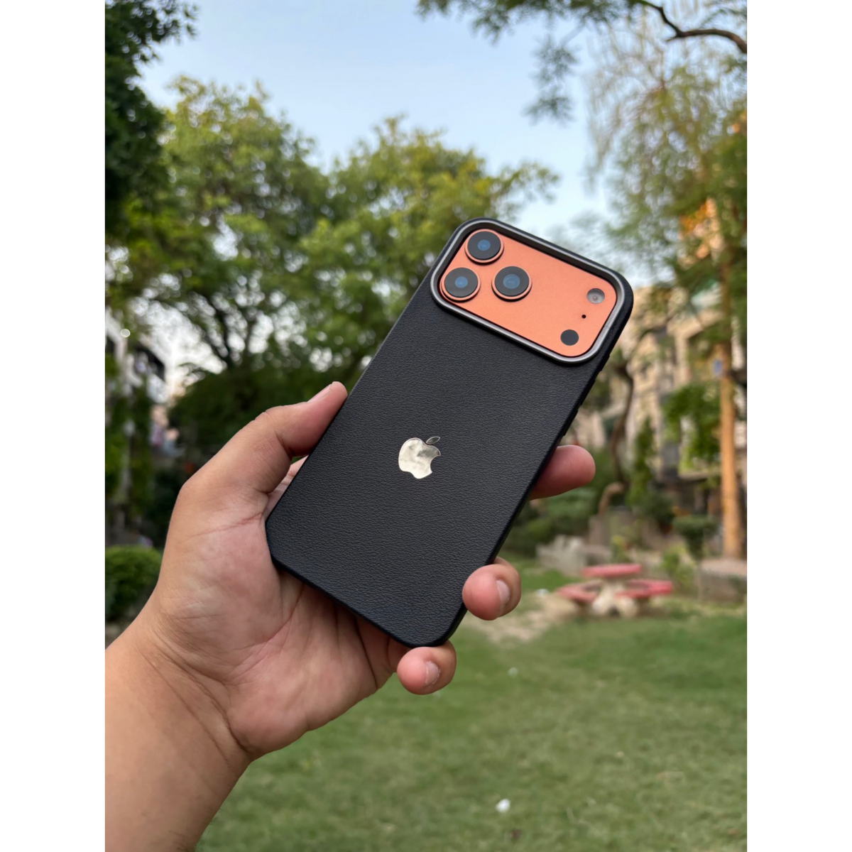 iPhone Leather Finish case (Black)