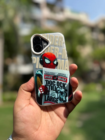 Newspaper Spiderman Case (iPhone 16 Series)