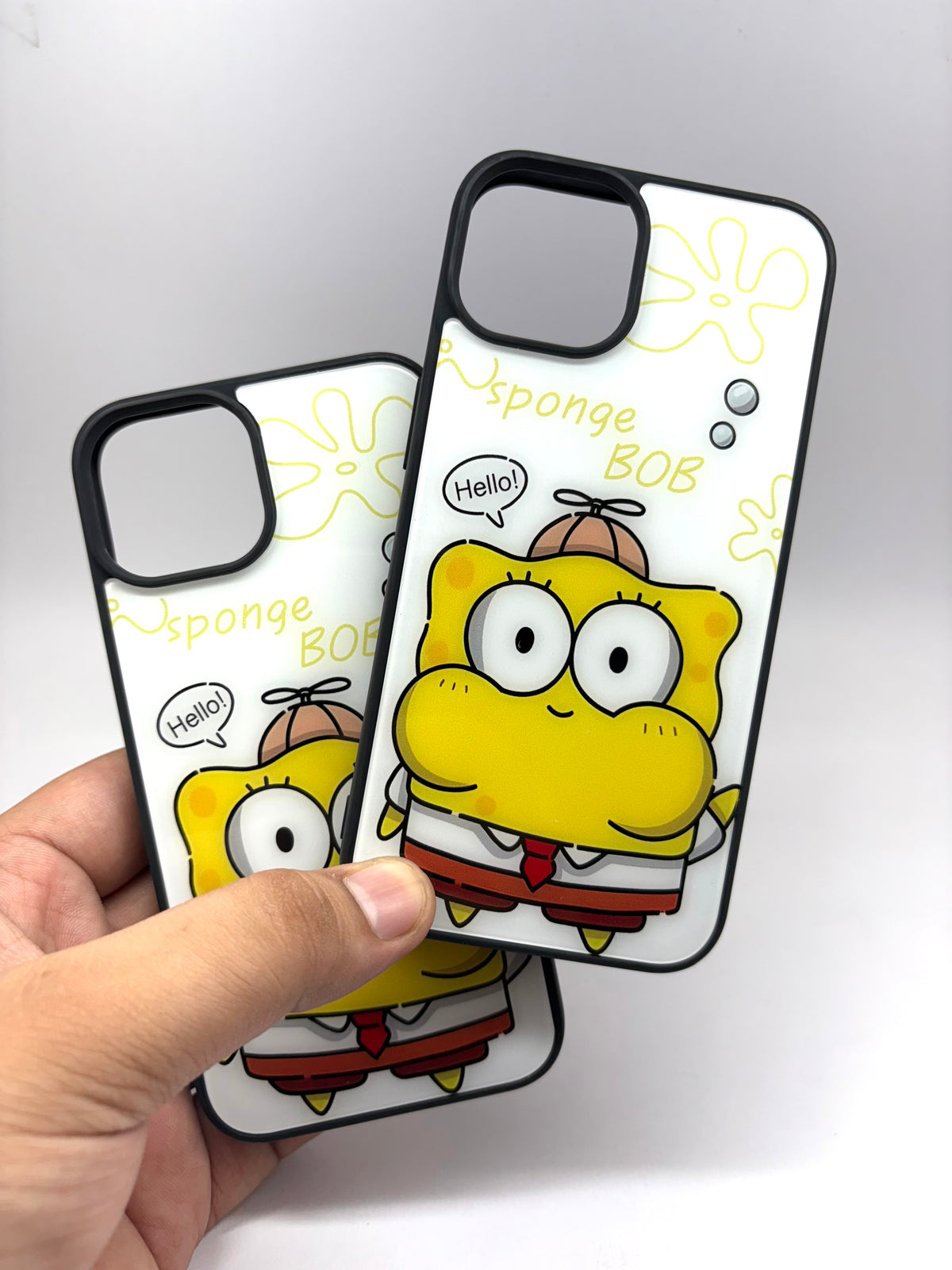 iPhone Glass Case - Sponge BOB