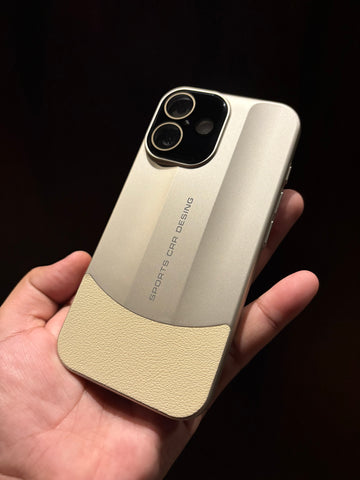 Sports Design Luxury Matte Case with Leather Grip