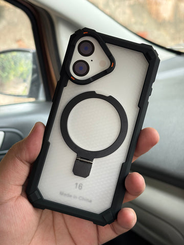 Magnetic Kickstand Armor Case with Drop Protection