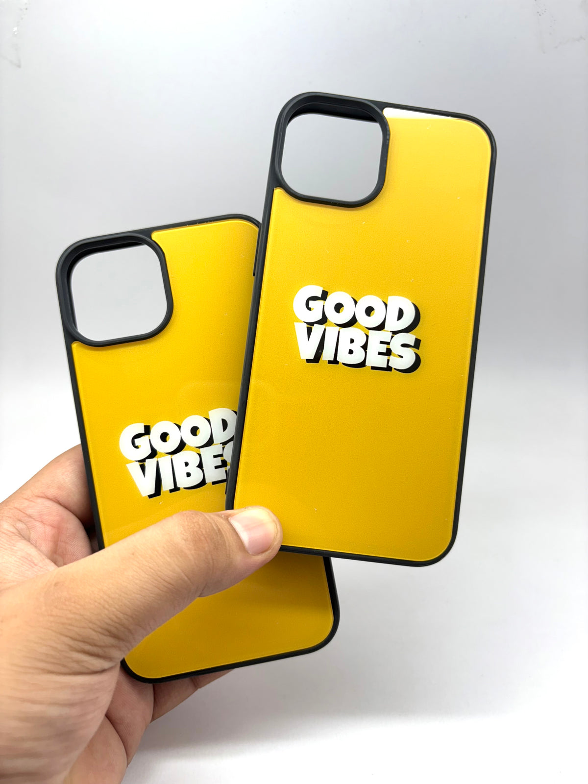 iPhone Glass Case - Good Vibes