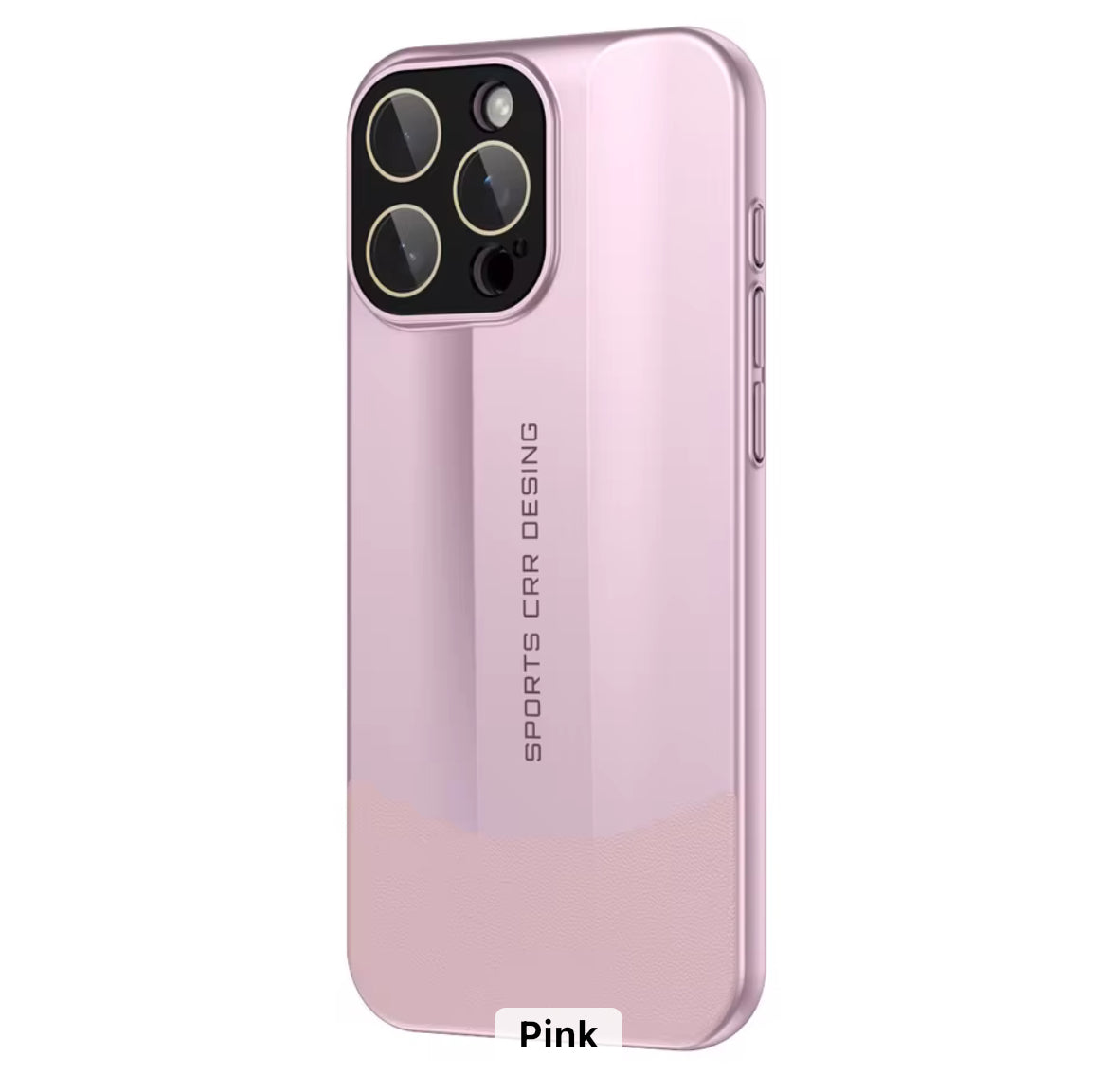 Sports Design Luxury Matte Case with Leather Grip
