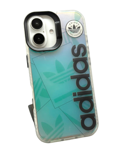 iPhone 3D Fluorescent Case - Black Adidas