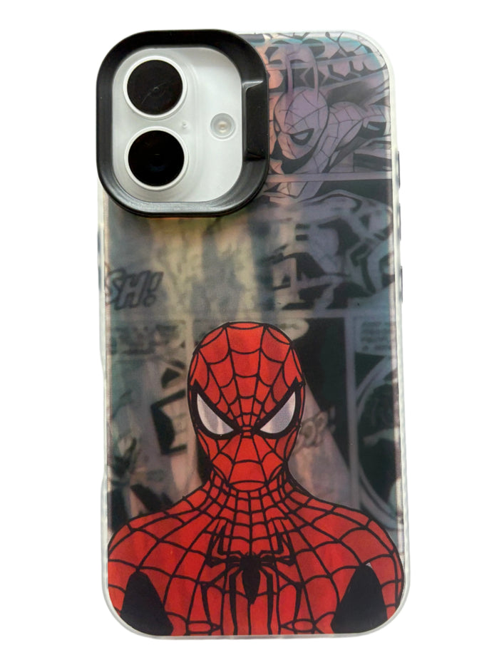 iPhone 3D Fluorescent Case - Red Spider