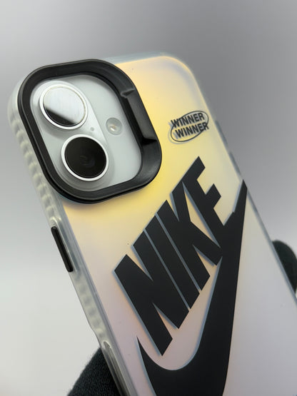 iPhone 3D Fluorescent Case - Black Tick