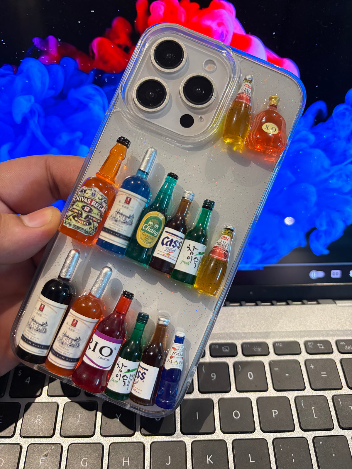 iPhone TPU 3D Bottle Case