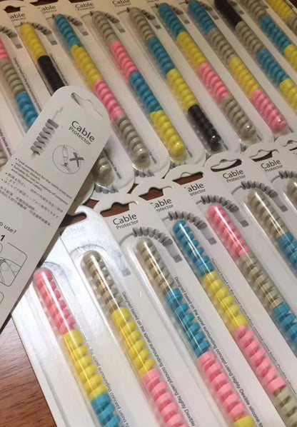 Highly Flexible Silicone Cable Protectors (4 pcs)
