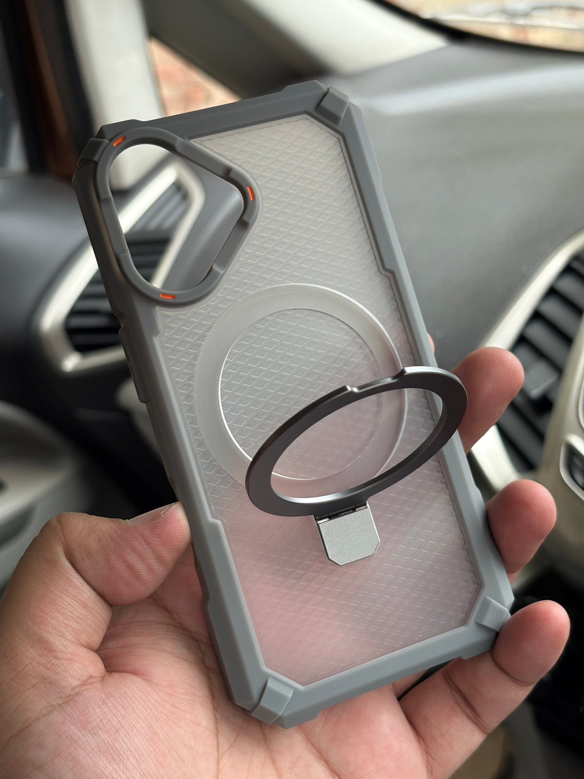 Magnetic Kickstand Armor Case with Drop Protection