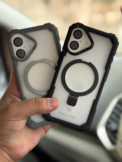 Magnetic Kickstand Armor Case with Drop Protection