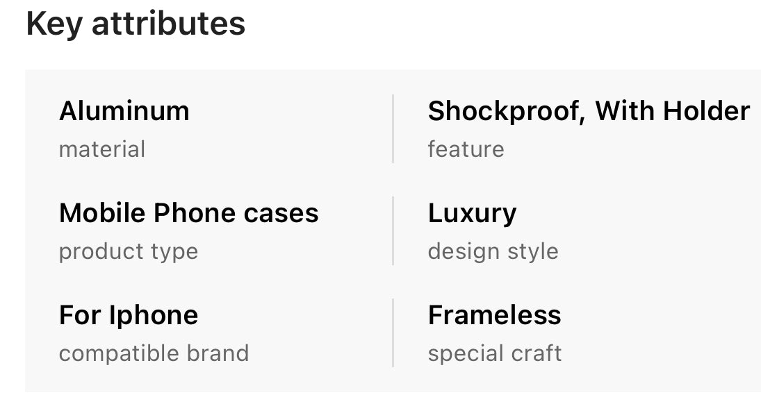 Luxury Borderless Aluminum Metal Frame Magnetic Phone Case