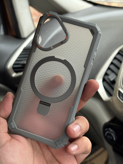 Magnetic Kickstand Armor Case with Drop Protection