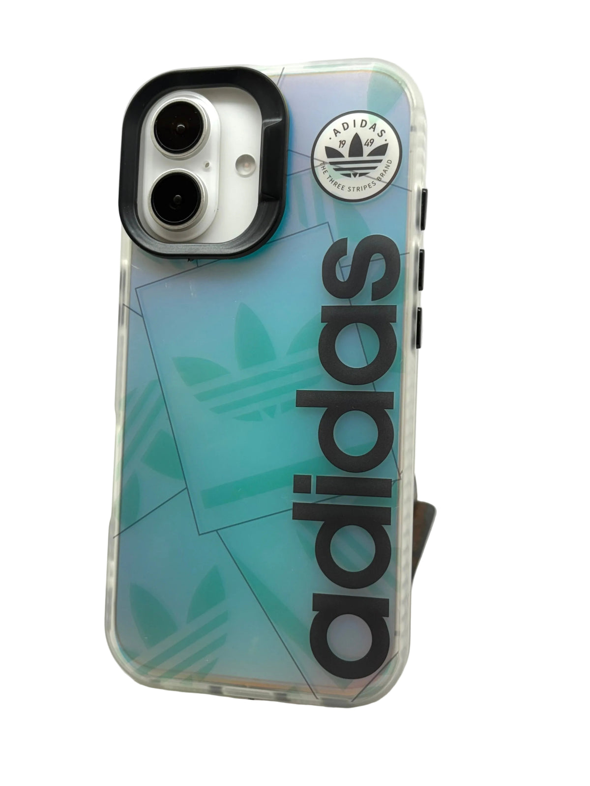 iPhone 3D Fluorescent Case - Black Adidas
