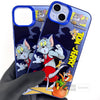 iPhone Matte Finish Case - Tom And Jerry Blue shade