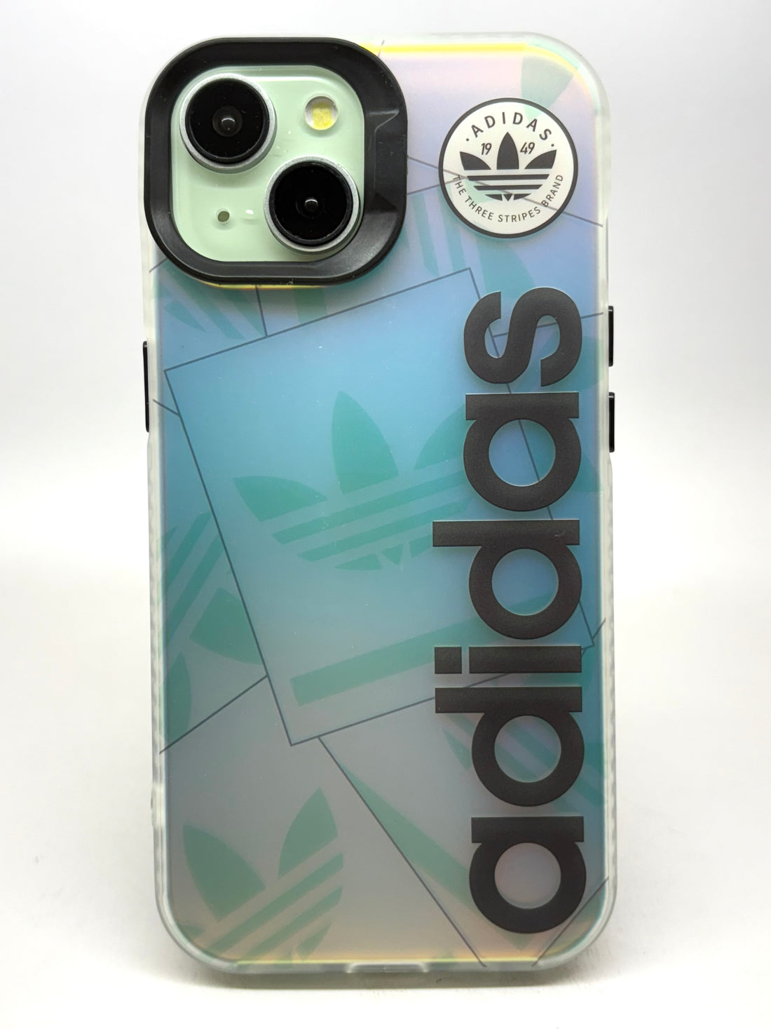 iPhone 3D Fluorescent Case - Black Adidas
