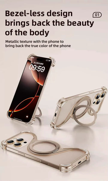 Aluminium Alloy Magnetic Frameless Phone Case