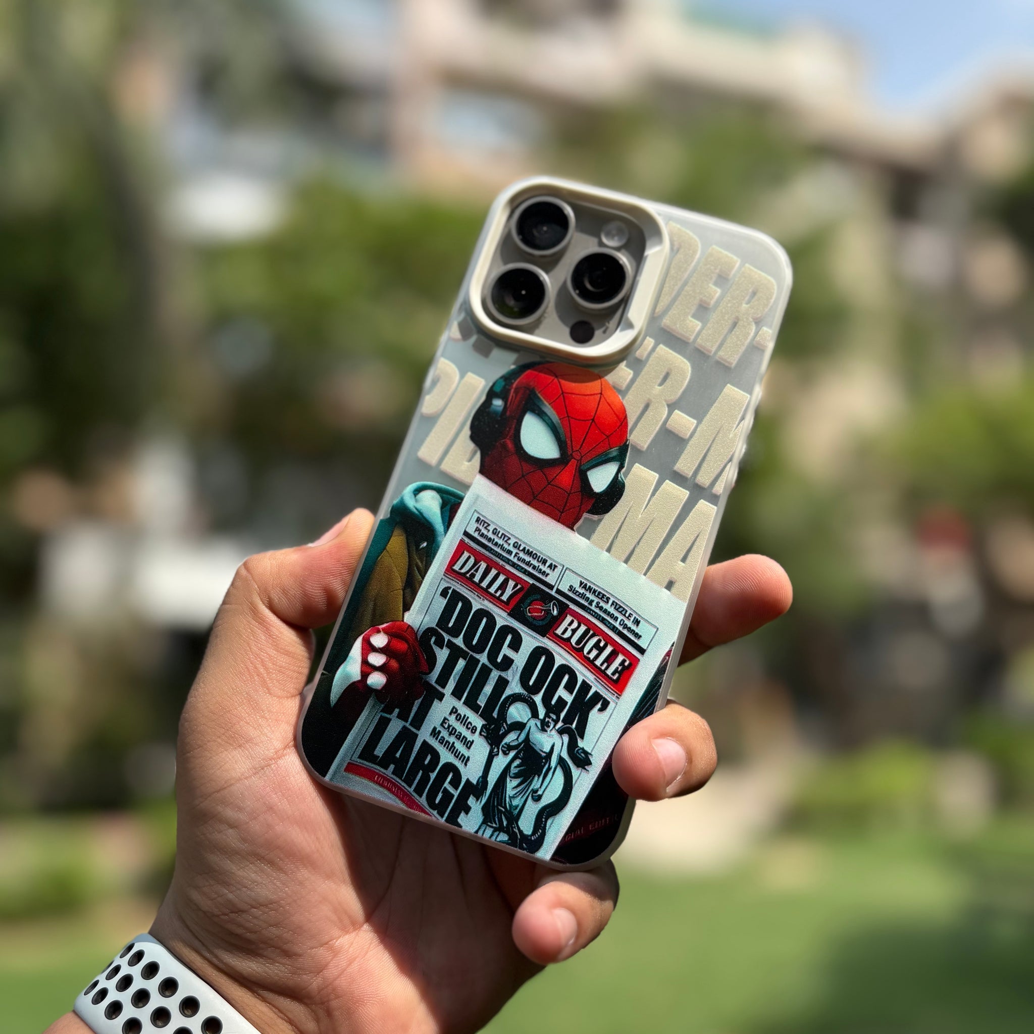 Newspaper Spiderman Case (iPhone 12 Series)