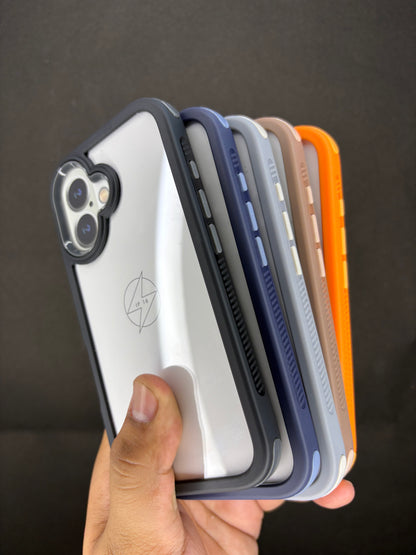 iPhone Dual Color Armored Anti-Slip Shockproof Case