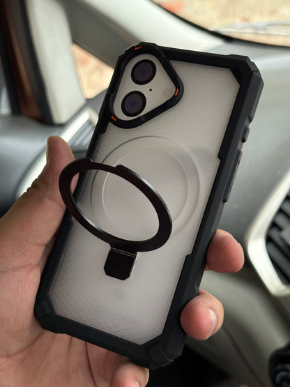 Magnetic Kickstand Armor Case with Drop Protection