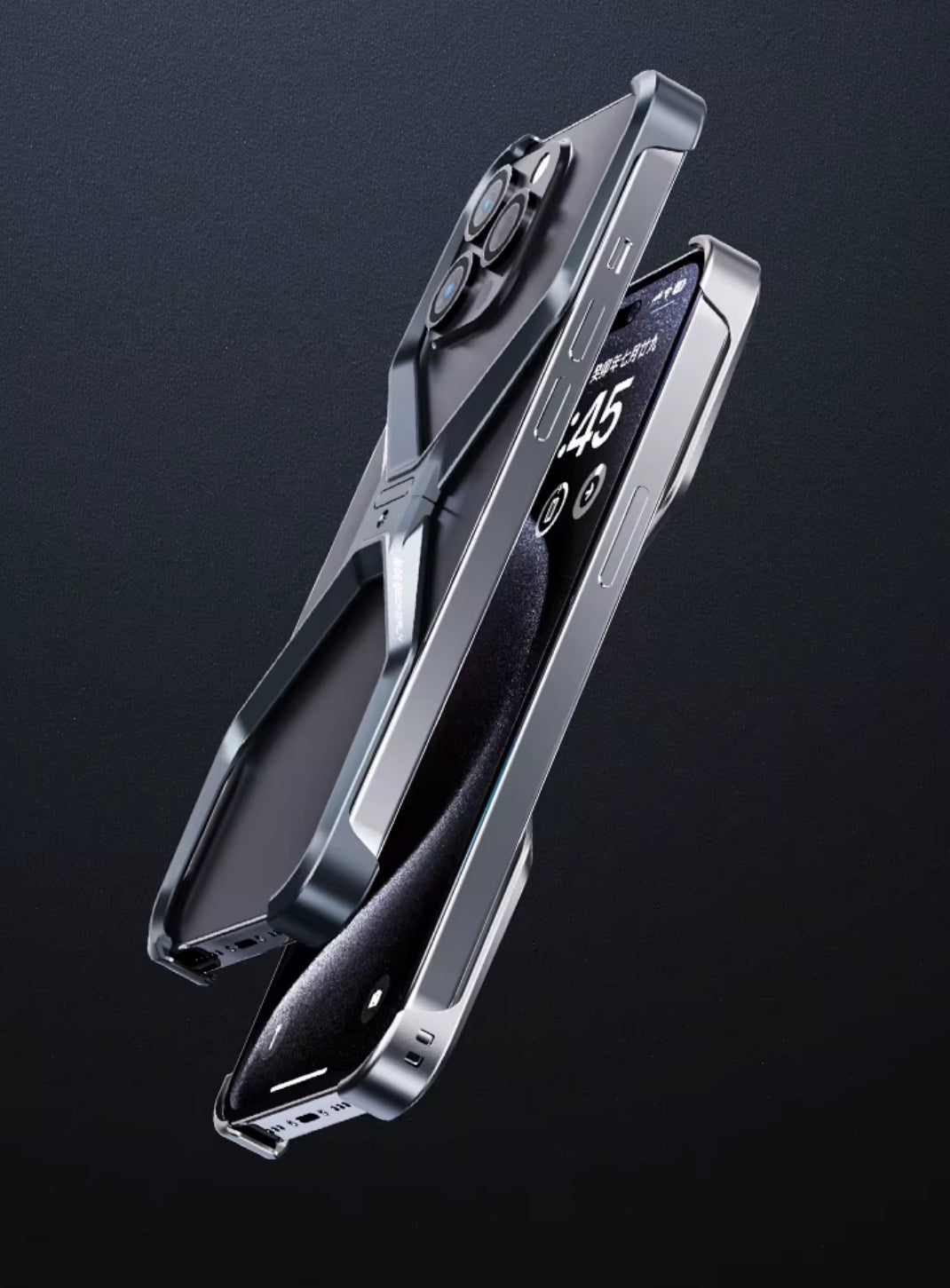 Luxury Shockproof Anti Heat Armored Detachable Alloy Phone Case