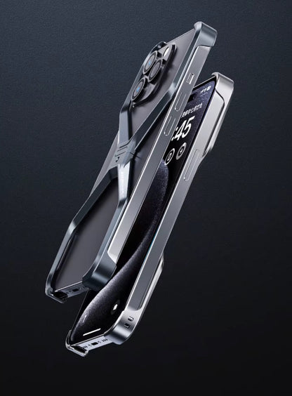 Luxury Shockproof Anti Heat Armored Detachable Alloy Phone Case