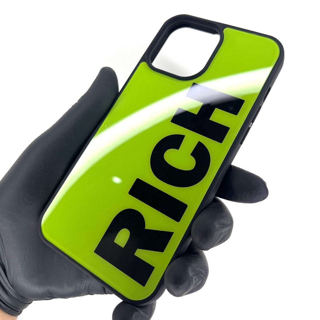 iPhone Glass Case - Rich (Neon) (iPhone 11 Series)