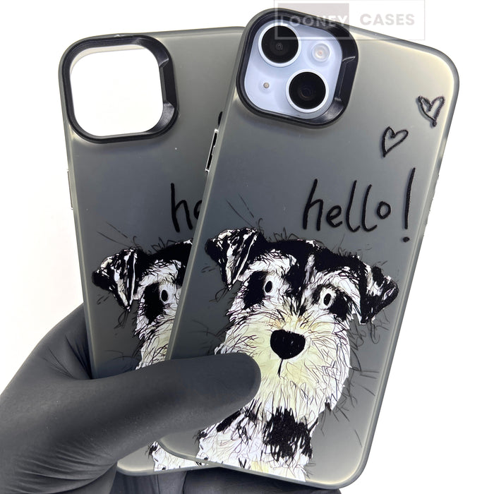 iPhone Matte Finish Case - Hello