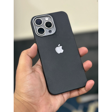 iPhone Leather Finish case (Black)