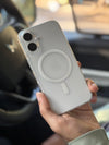 iPhone Crystal clean Magnetic Magsafe case (Anti Yellow Warranty)