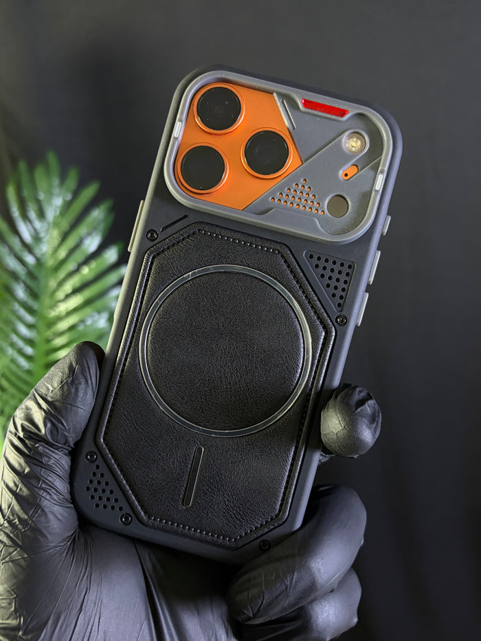 Hexa Armor Leather finish MagSafe iPhone Case