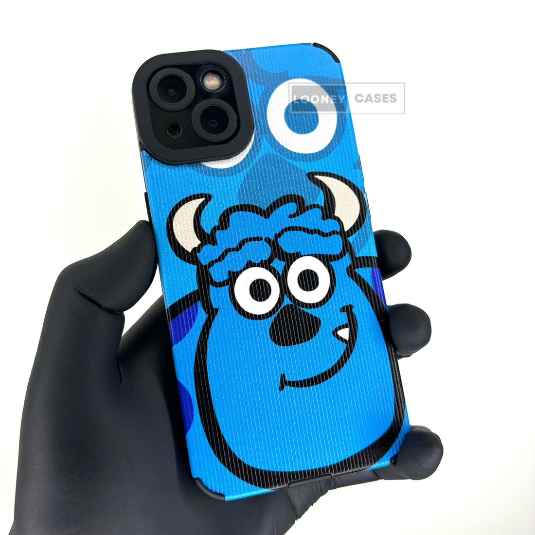 iPhone Textured Printed case - Blue Monster (iPhone 11 Series)