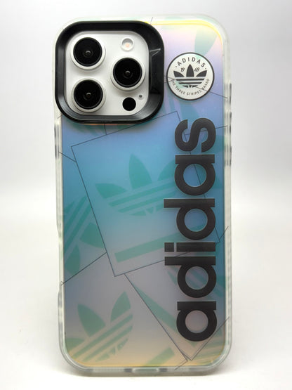 iPhone 3D Fluorescent Case - Black Adidas