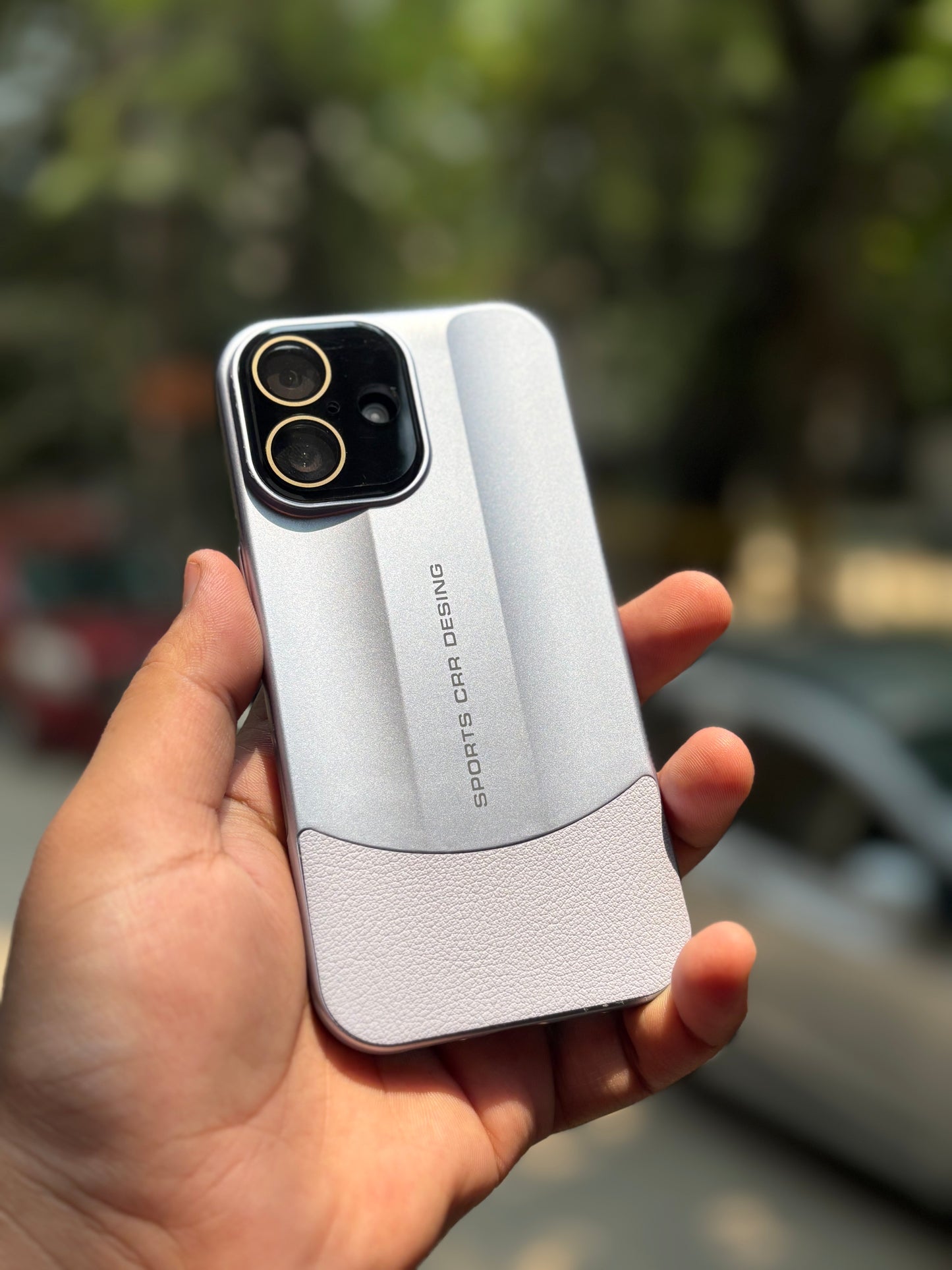 Sports Design Luxury Matte Case with Leather Grip