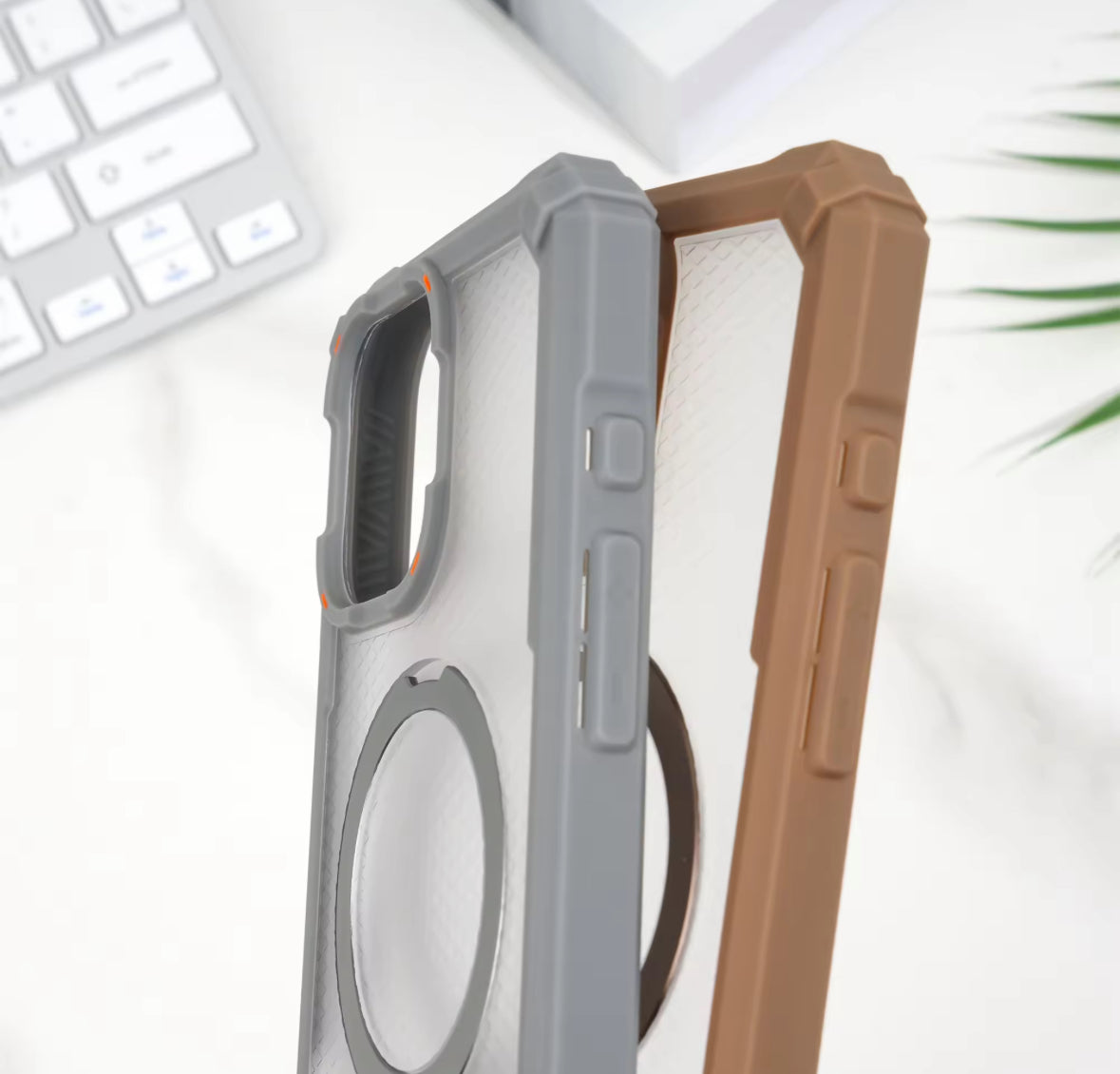 Magnetic Kickstand Armor Case with Drop Protection