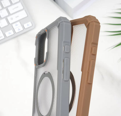 Magnetic Kickstand Armor Case with Drop Protection