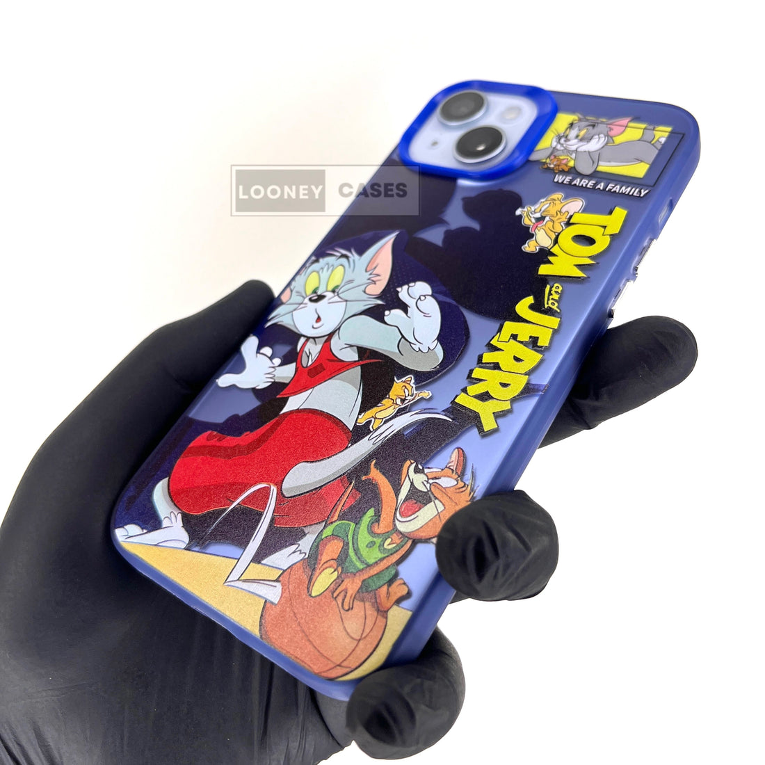 iPhone Matte Finish Case - Tom And Jerry Blue shade (iPhone 11 Series)