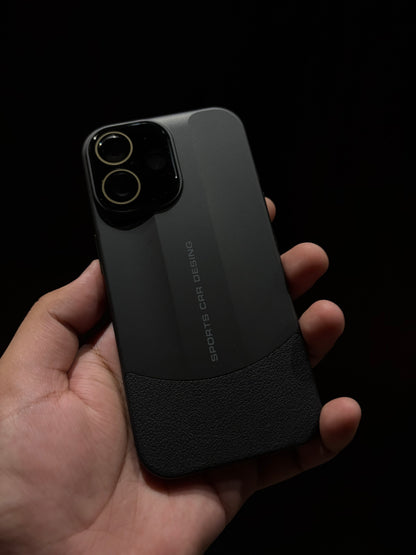 Sports Design Luxury Matte Case with Leather Grip