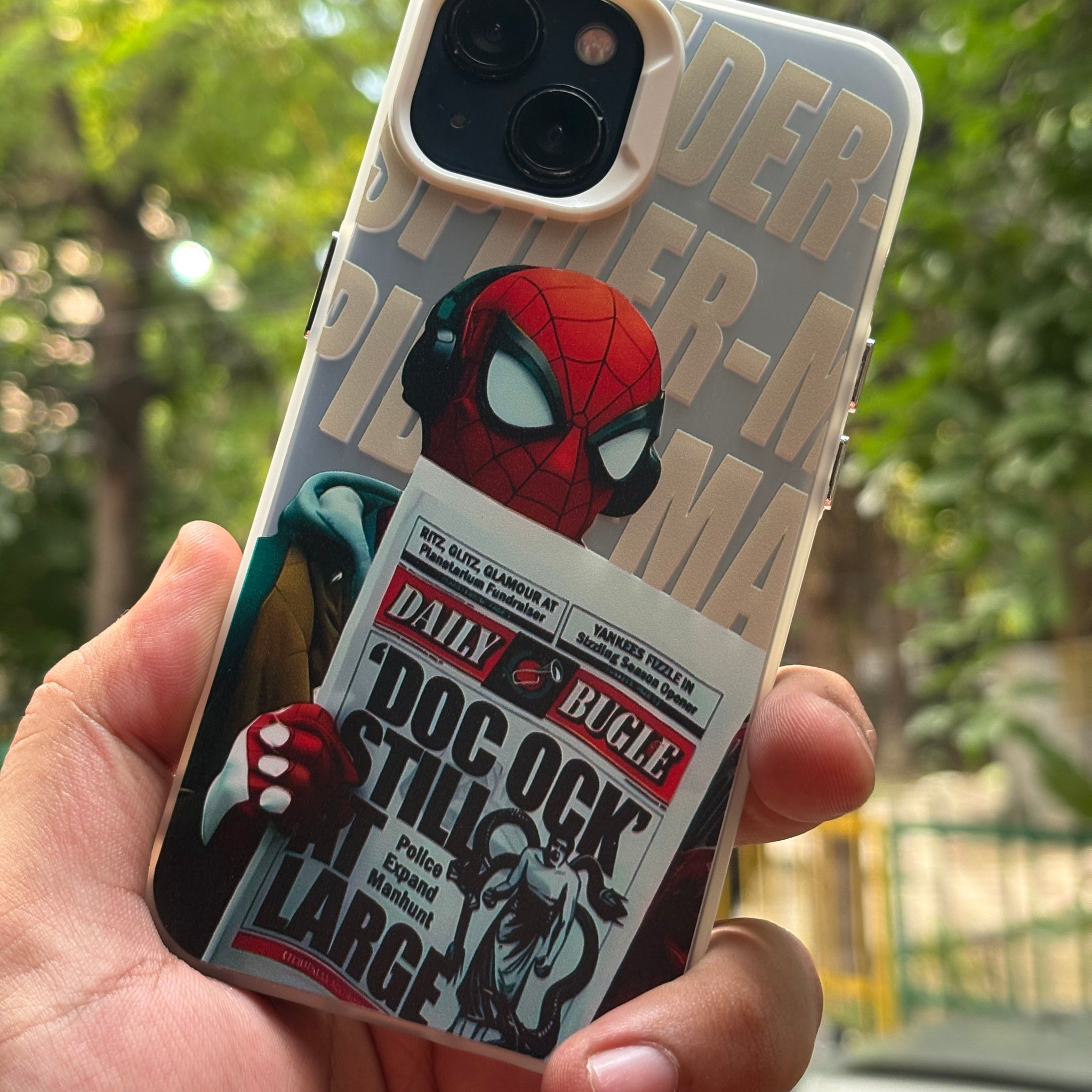 Newspaper Spiderman Case (iPhone 13 Series)