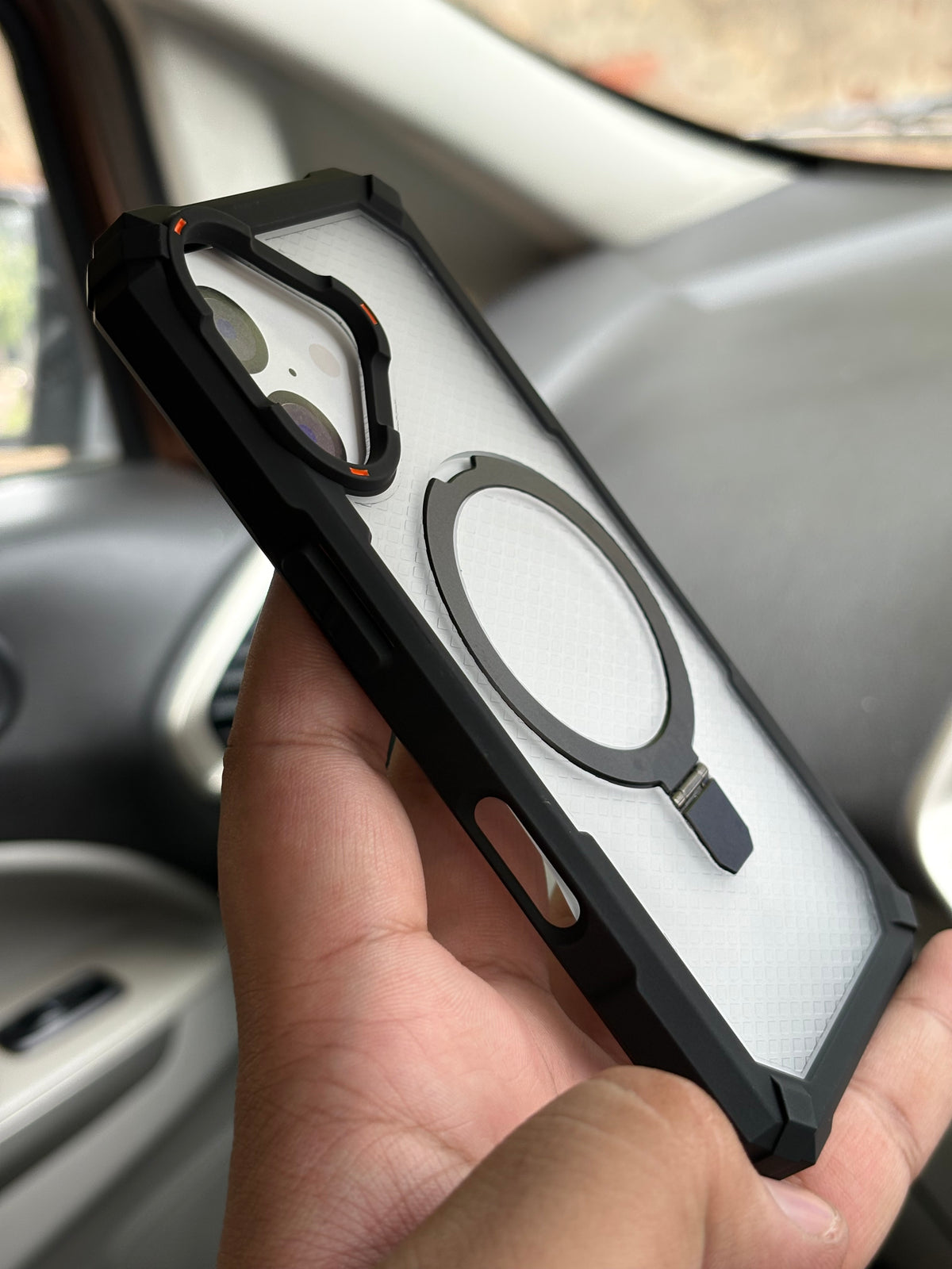 Magnetic Kickstand Armor Case with Drop Protection