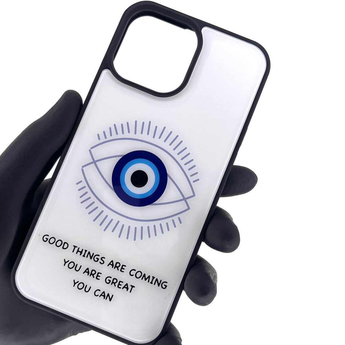 iPhone Glass Case - Evil Eye (iPhone 16 Series)