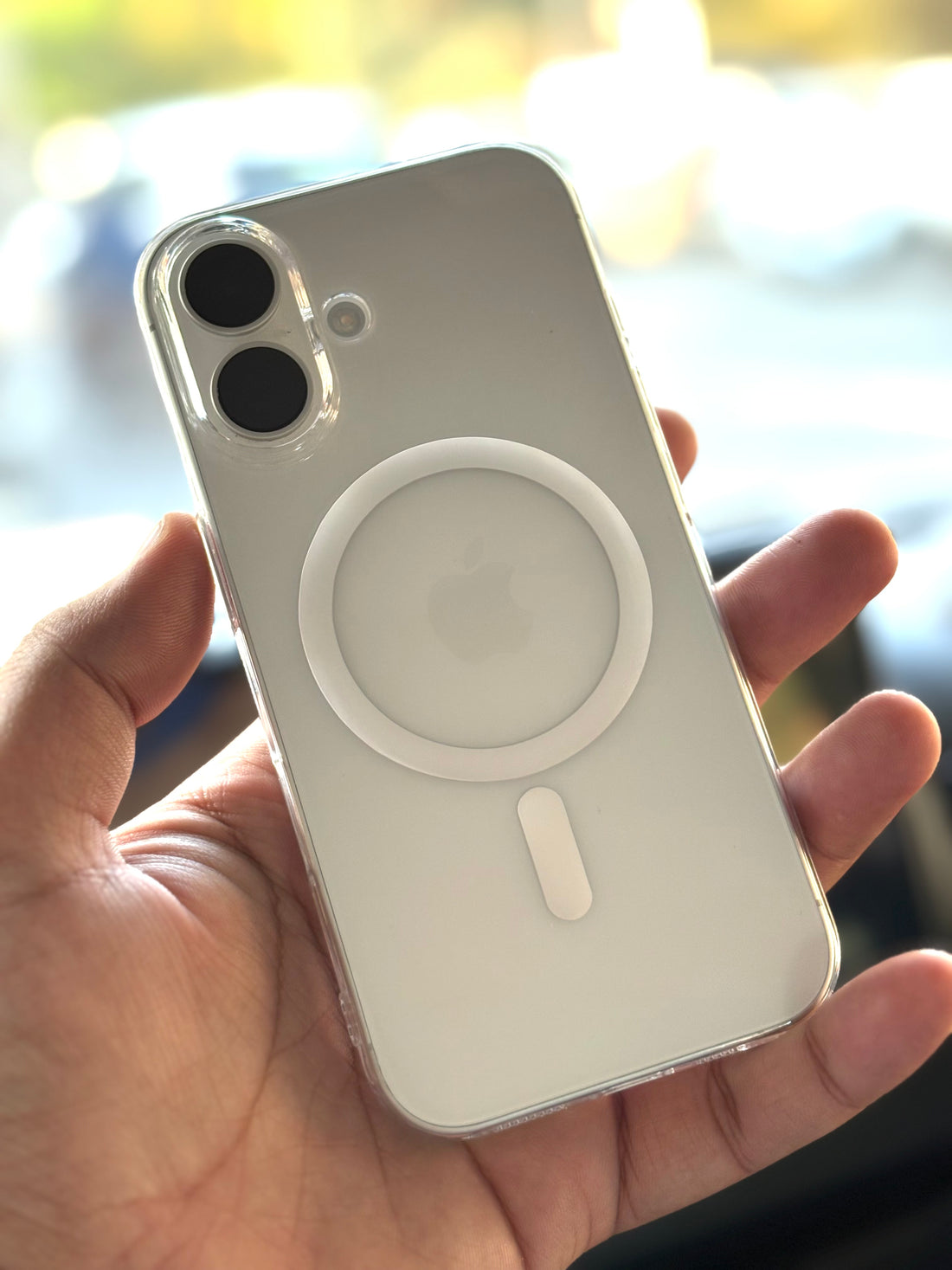 iPhone Crystal clean Magnetic Magsafe case (Anti Yellow Warranty)