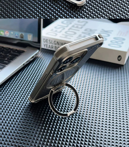 Luxury Borderless Aluminum Metal Frame Magnetic Phone Case