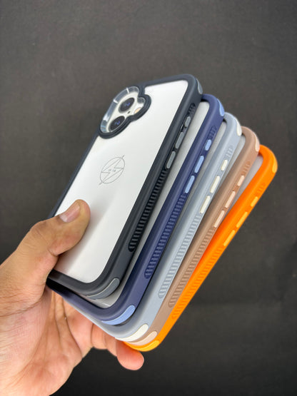 iPhone Dual Color Armored Anti-Slip Shockproof Case
