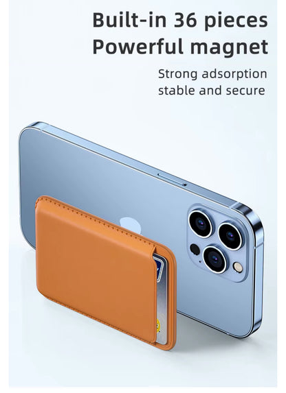 Magsafe Leather Wallet For iPhone